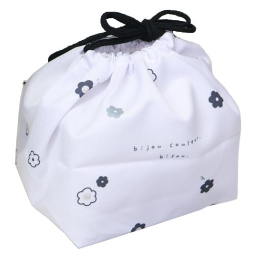 ランチ巾着 お弁当きんちゃくポーチ blanoir デイジー カミオジャパン 新学期準備 かわいい