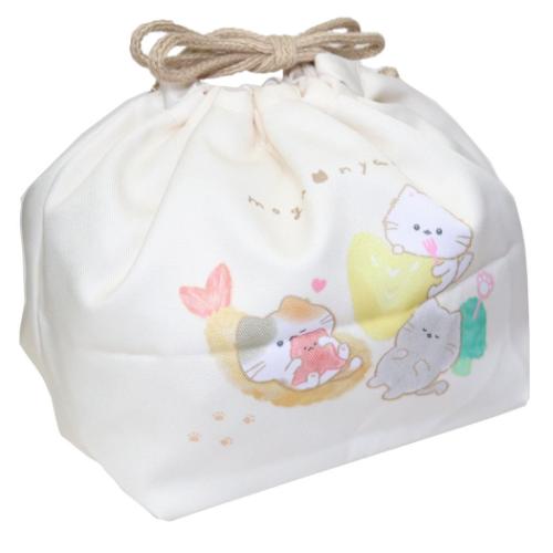 ランチ巾着 お弁当きんちゃくポーチ もぐにゃん カミオジャパン 新学期準備