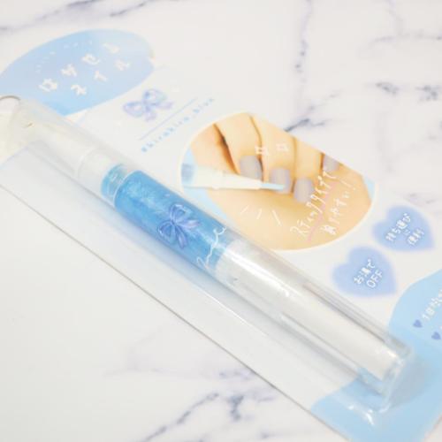 ピールオフネイルアート はがせるペンシルネイル きらきらブルー カミオジャパン コスメ雑貨