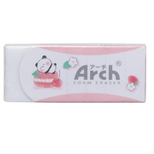 もちもちぱんだ 中学生 かわいい 日本製 けしごむ Arch消しゴム いちごパフェ