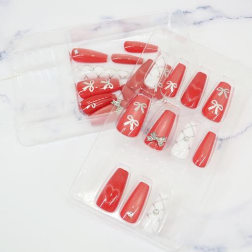 コスメ雑貨 推し色ネイルチップ ときめきレッド カミオジャパン ネイルアート 付け爪 推し活 おしゃれ