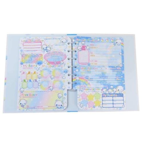 プロフィールブック プロフィール帳 ぷくぷくあわわちゃん カミオ