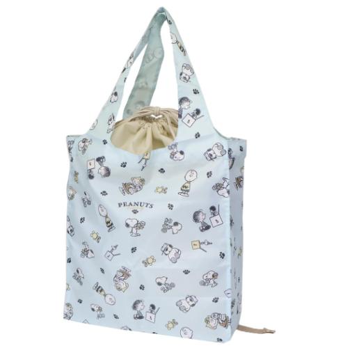 スヌーピー キャラクター エコバッグ ワイド底板付エコバッグ FUNNY PEANUTS