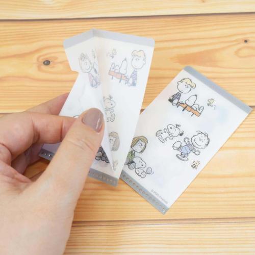 ☆美品☆ スヌーピー ミニクリアファイル（3種セット）日本製 レア