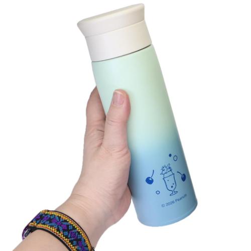 ステンレスボトル 500ml 保温保冷水筒 ピーナッツ スヌーピー クリーム