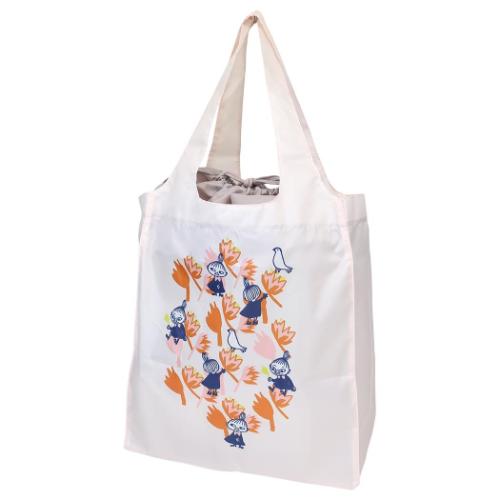 ムーミン ワイド底板付エコバッグ 北欧 エコバッグ キャラクター LMF26 beige