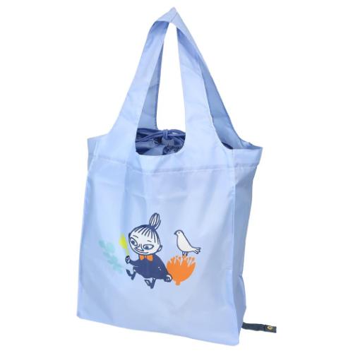 ムーミン 北欧 キャラクター エコバッグ ワイド底板付エコバッグ LMF26 blue
