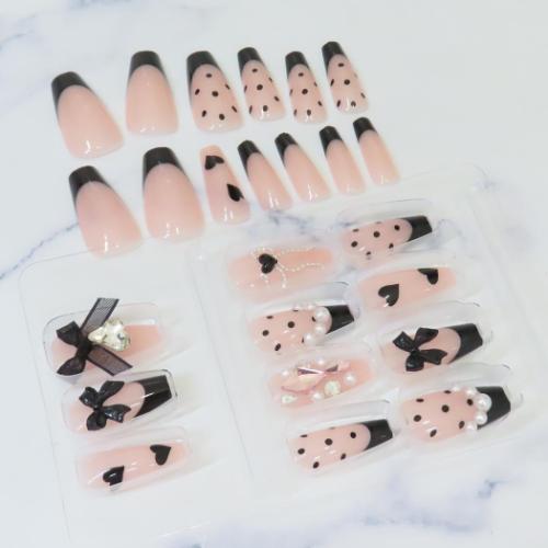 コスメ雑貨 プレミアムネイルチップ ロングスクエア sweet jewel カミオジャパン ネイルアート 付け爪