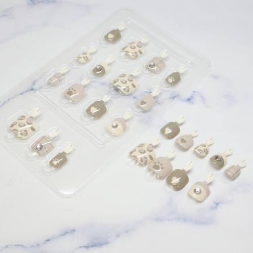 キッズコスメ GYARU mee キッズネイルチップ 付け爪 未就学児 低学年向け