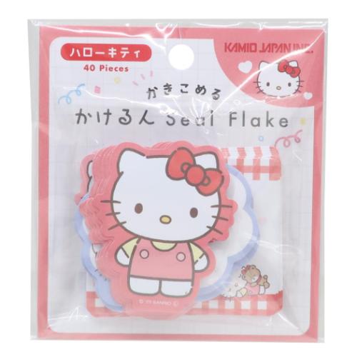 ハローキティ グリッターロールステッカーメモ ロールシール Petit