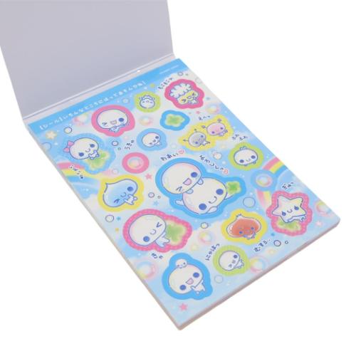 シール付きA6メモ 平成ファンシー メモ帳 カミオジャパン あわわちゃん