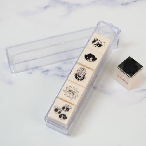 パワーパフガールズ キャラクター はんこ 6連スタンプ グッズ