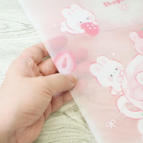 下じき しゅがのん 下敷き いちごティー 新学期準備文具 日本製 キャラクター