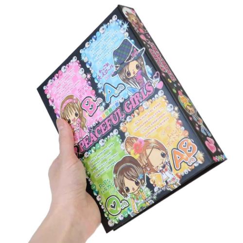 平成ファンシー プロフ帳 プロフィール帳 PEACEFUL GIRLS カミオ