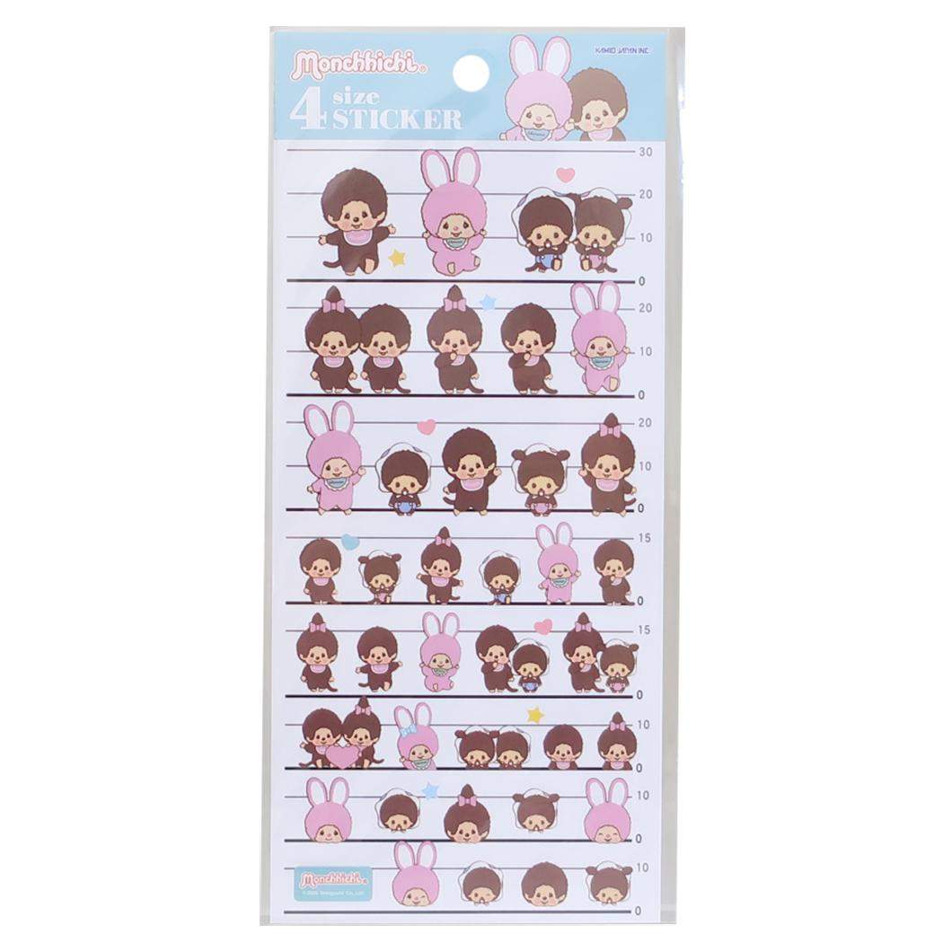 モンチッチ シールシート 4サイズステッカー 4size STICKER モンチッチ