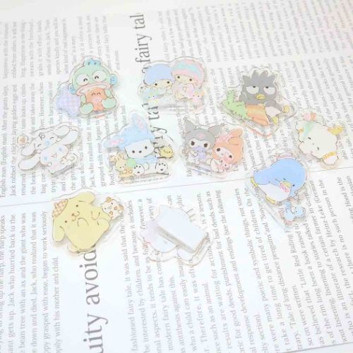リトルツインスターズ キキ＆ララ キャラクター クリップ アクリル