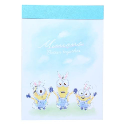 MINIONS（ミニオンズ） ミニメモ ミニミニメモ メモ帳 うさぎスタイル