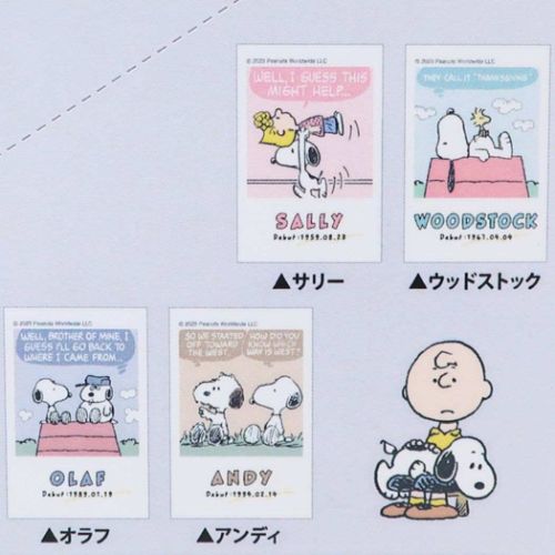 PEANUTS スヌーピー トレーディング缶マグネット 全8種 ピーナッツ