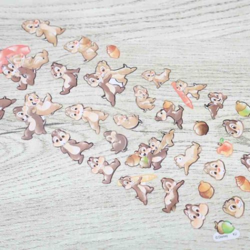 シールシート 4サイズステッカー 4SIZE STICKER チップ＆デール カミオジャパン ディズニー