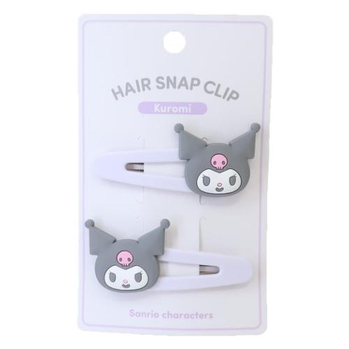 ヘアアクセ ヘアクリップ クロミ サンリオ カミオジャパン 前髪クリップ キャラクター