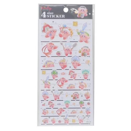 シールシート 4サイズステッカー 4SIZE STICKER 星のカービィ COPY