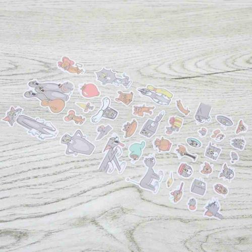 4サイズステッカー 4SIZE STICKER シールシート トムとジェリー ファニーアート ワーナーブラザース カミオジャパン 手帳デコ