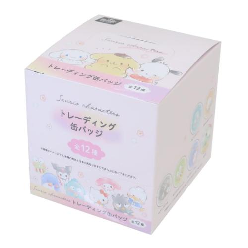 缶バッジ サンリオキャラクターズ トレーディング缶バッジ 全12種 12個