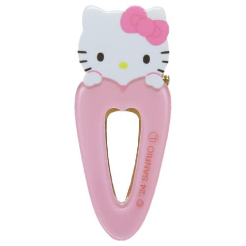 キティ　ヘアクリップ　キーホルダー ハローキティ 前髪クリップ キーホルダー ストーン 2個セット