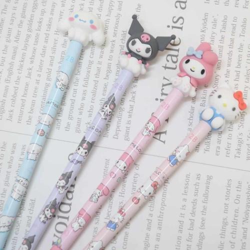 ハローキティ 鉛筆 でかマスコット鉛筆2B サンリオ : キャラクターの