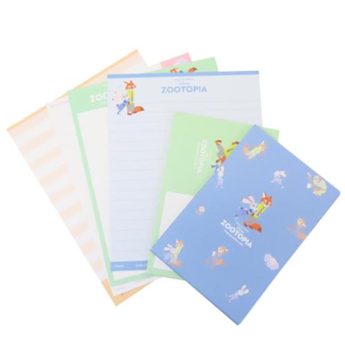 ズートピア ボリュームアップレター レターセット ディズニー