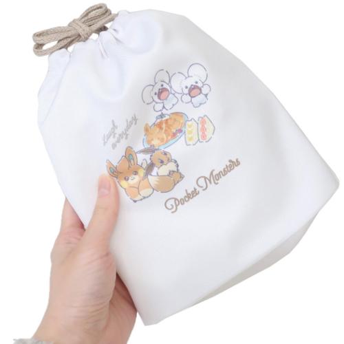 マチ付き巾着 きんちゃくポーチ 巾着袋 ポケットモンスター ポケモン ポケモンといっしょ カミオジャパン 新学期準備