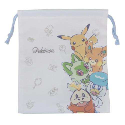 ポケットモンスター キャラクター 巾着袋 マチ付き巾着 きんちゃくポーチ HAPPY HAPPY DAY！ ポケモン