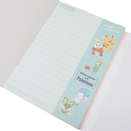 ポケットモンスター メモ帳 ダイカットカバー付メモ カフェロゴ整列