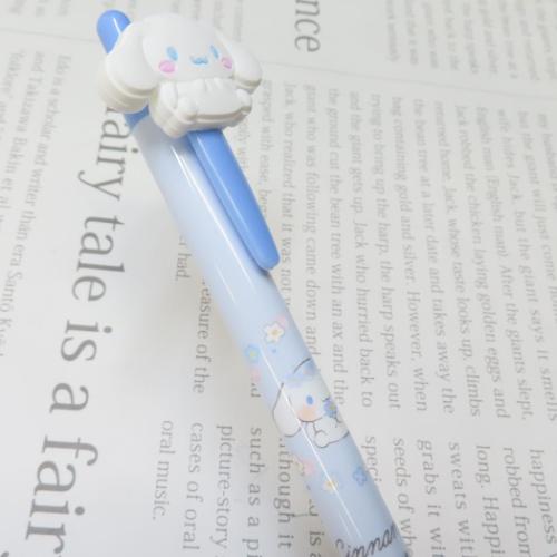 シナモロール ボールペン ラバーマスコット付きボールペン 0.5mm