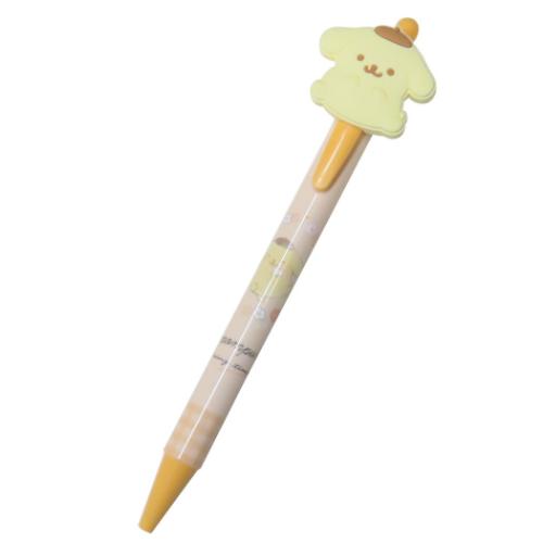 ポムポムプリン キャラクター ボールペン ラバーマスコット付き