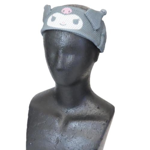 クロミ サンリオ キャラクター ヘアバンド メッシュヘアターバン