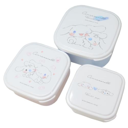シナモロール キャラクター お弁当箱 入れ子ランチボックス 3個入り