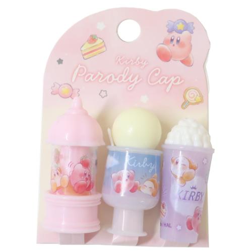 星のカービィ キャラクター 鉛筆キャップ パロディ鉛筆キャップ えんぴつカバー3本セット everyone sweets