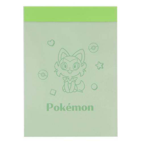 ミニメモ ミニミニメモ メモ帳 ニャオハ ポケットモンスター ポケモン カミオジャパン 新学期準備文具 キャラクター