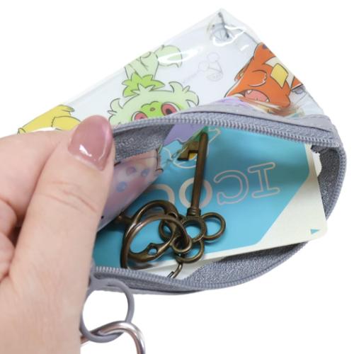 カラビナ付きミニポーチ クリアポーチ ポケットモンスター ポケモン