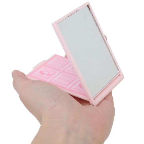マイメロディ カードミラーS 手鏡 チョコレート サンリオ キャラクター グッズ