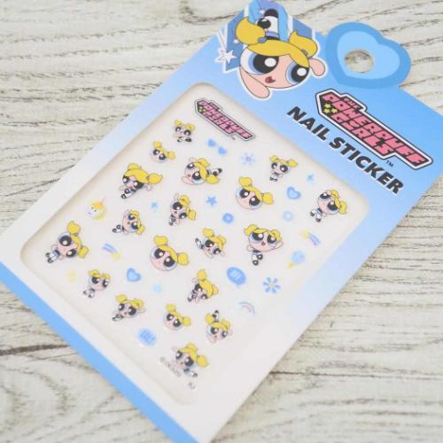 パワーパフガールズ グッズ コスメ雑貨 キャラクター ネイルステッカー バブルス