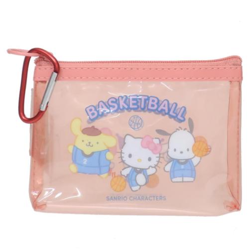 ミニポーチ サンリオキャラクターズ カラビナ付きミニポーチ バスケットボール部 サンリオ部活 サンリオ カミオジャパン
