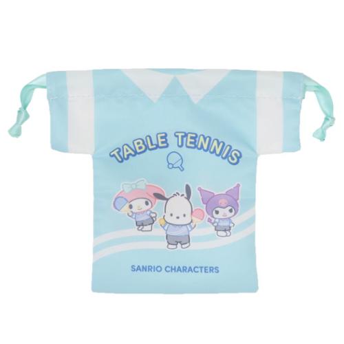 Yahoo! Yahoo!ショッピング(ヤフー ショッピング)ユニフォーム巾着 きんちゃくポーチ サンリオキャラクターズ 巾着袋 サンリオ カミオジャパン 卓球部 サンリオ部活