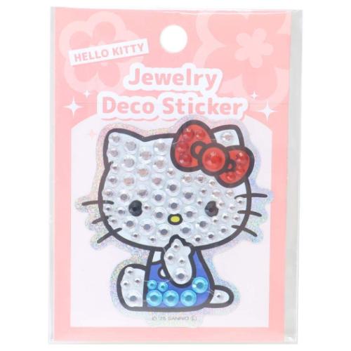 ハローキティ ジュエリーデコステッカー ダイカットシール サンリオ