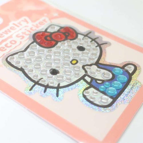 ハローキティ ジュエリーデコステッカー ダイカットシール サンリオ