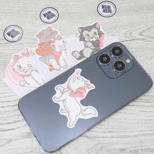 ピノキオ ダイカットシール ミニデコステッカー フィガロ ディズニーネコの日 ディズニー カミオジャパン