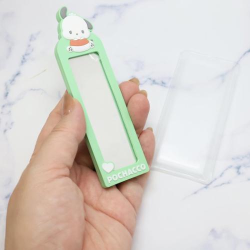 ポチャッコ 手鏡 スリムラバーミラー サンリオ カミオジャパン コンパクトミラー