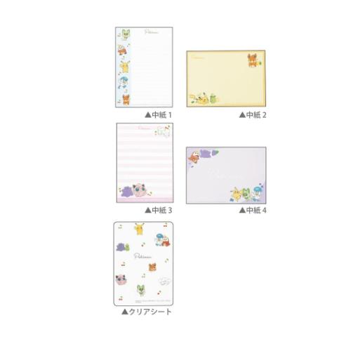 ポケットモンスター キャラクター メモ帳 クリアシートメモ A6
