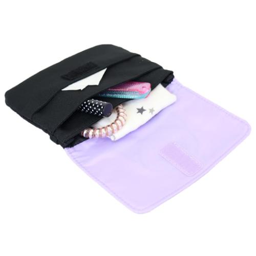 クロミ 横長タイプ ショルダーひもつき どこでもポッケ クリップポケット サンリオ キャラクター グッズ